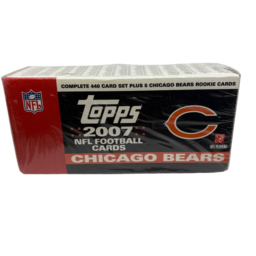 2007 Topps NFL Football Complete 440 Card Set + 5 Chicago Bears Rookies Sealed